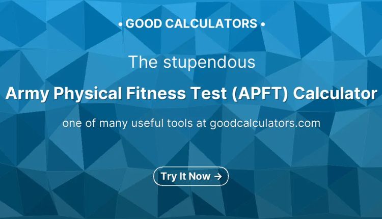 APFT Calculator