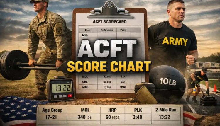 Army Combat Fitness Test Scoring