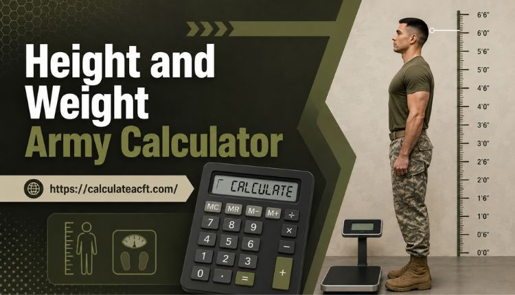 Height and Weight Army Calculator