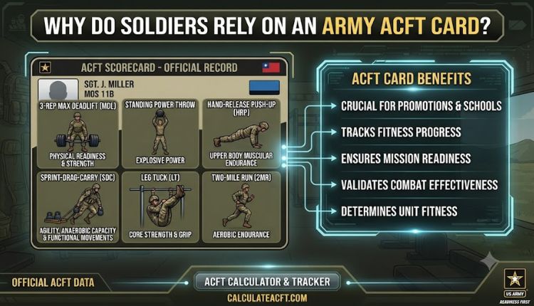 army acft card