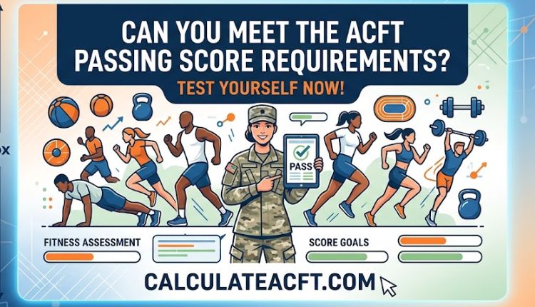 acft passing score