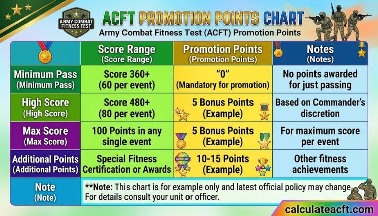 acft promotion points chart